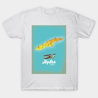 Hydra greece retro map T-Shirt